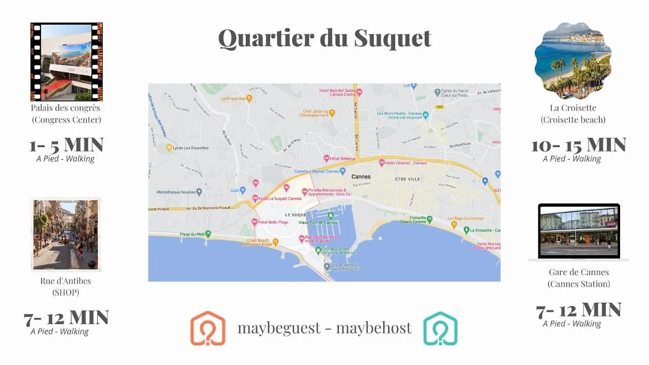 C069-Magnifique Appartement Au Coeur Du Suquet Cannes